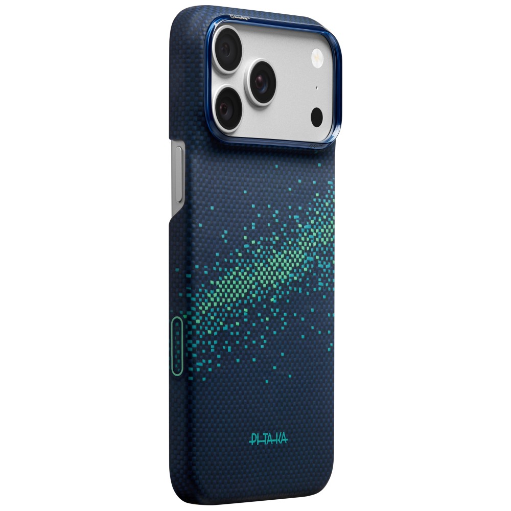 Dėklas PITAKA Edge Milky Way Galaxy 2.0, skirtas iPhone 18 Pro Max / 17 Pro Max, Nearfield Mėlyna aprašymas - Prekės nuotrauka