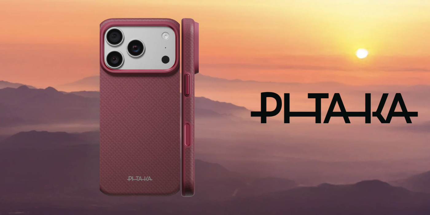 Dėklas PITAKA Summa Case, skirtas iPhone 18 Pro / 17 Pro, bordo spalvos aprašymas - Prekės nuotrauka