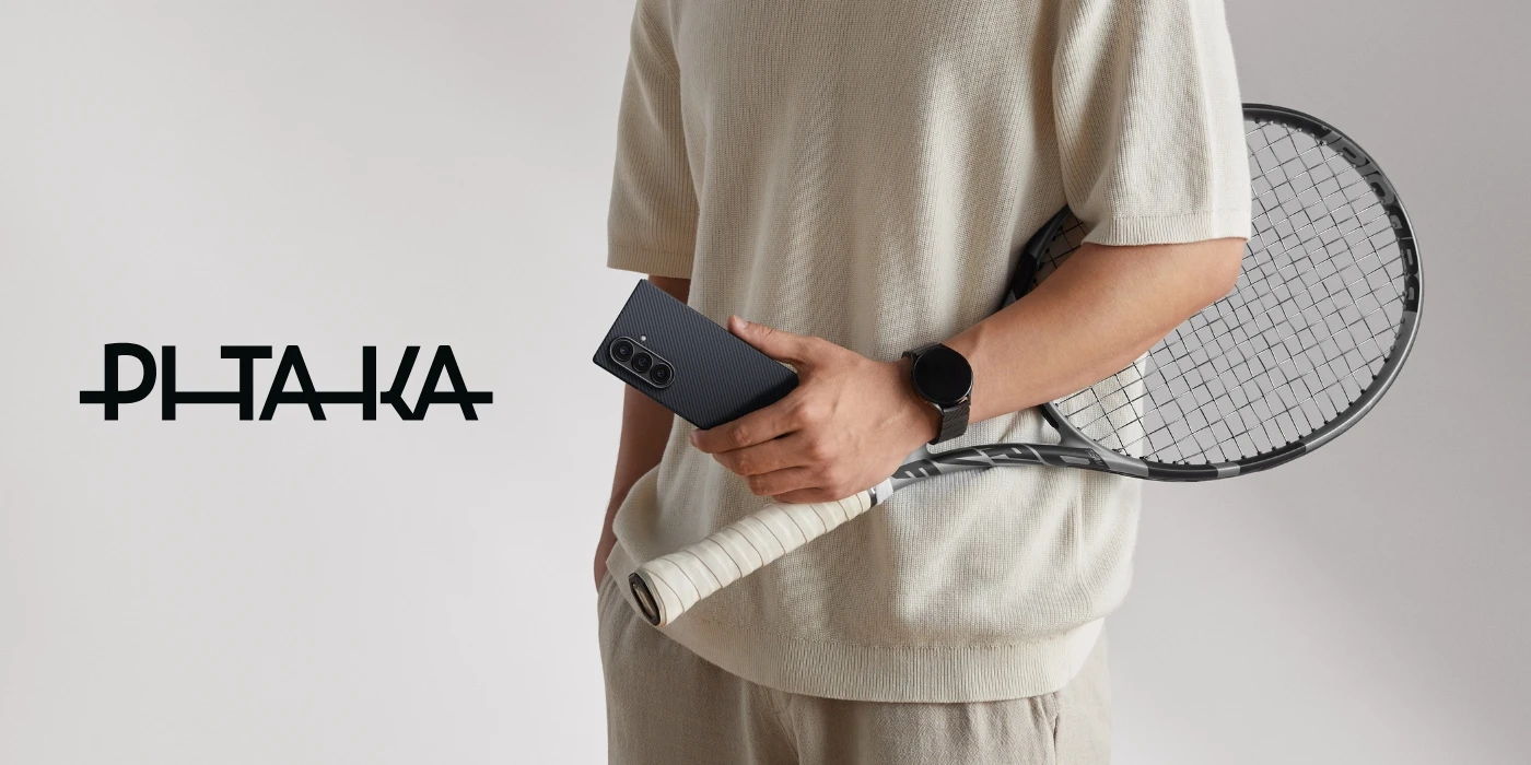 Dėklas PITAKA Ultra-Slim MagSafe skirtas Samsung Galaxy Z Fold7 juodas pilkas aprašymas - Prekės nuotrauka