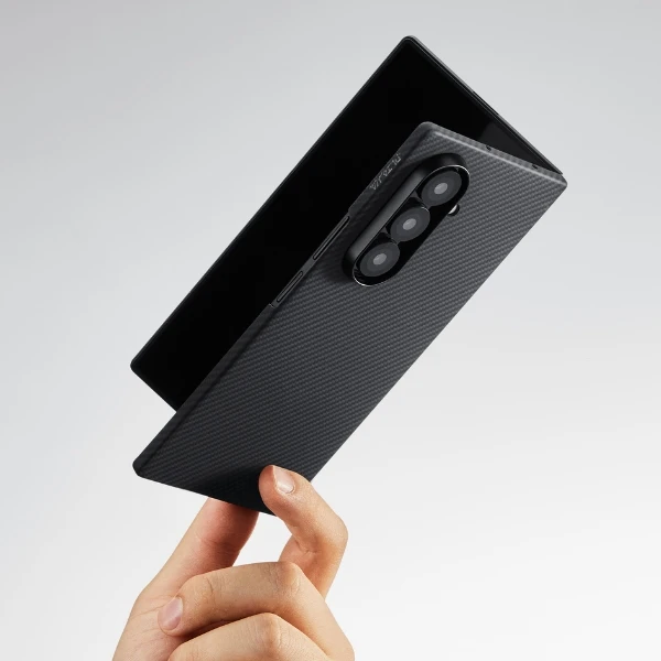 Dėklas PITAKA Ultra-Slim MagSafe skirtas Samsung Galaxy Z Fold7 juodas pilkas aprašymas - Prekės nuotrauka