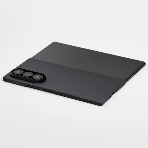 Dėklas PITAKA Ultra-Slim MagSafe skirtas Samsung Galaxy Z Fold7 juodas pilkas aprašymas - Prekės nuotrauka