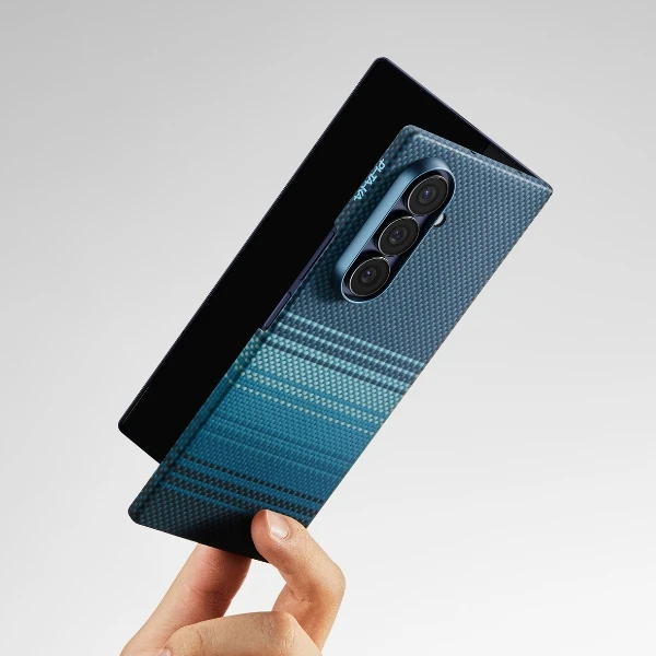 Dėklas PITAKA Ultra-Slim MagSafe skirtas Samsung Galaxy Z Fold7 moonrise aprašymas - Prekės nuotrauka Dėklas PITAKA Ultra-Slim MagSafe skirtas Samsung Galaxy Z Fold7 moonrise aprašymas - Prekės nuotrauka