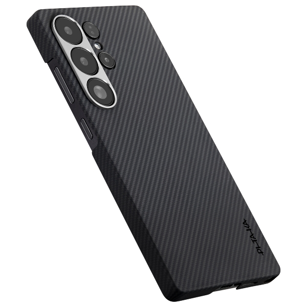 Dėklas PITAKA Ultra-Slim MagSafe skirtas Samsung Galaxy S25 Ultra juodos ir pilkos spalvos aprašymas - Prekės nuotrauka