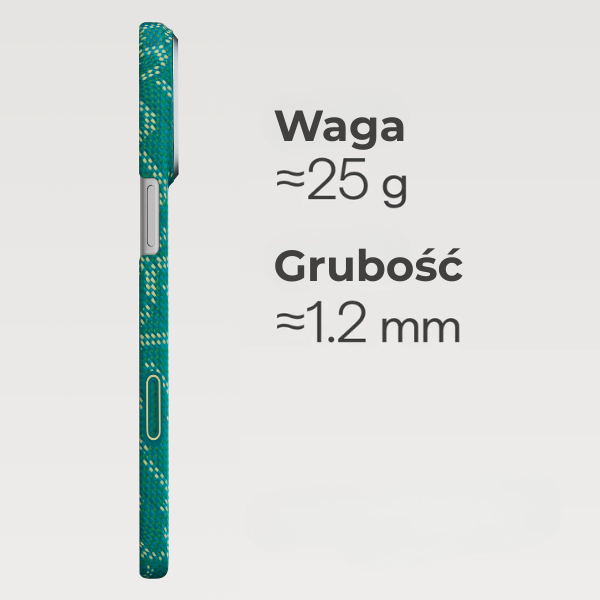 Dėklas PITAKA Ultra-Slim Monogram MagSafe Apple iPhone 17 Pro Max auksinis žalias aprašymas - Prekės nuotrauka Dėklas PITAKA Ultra-Slim Monogram MagSafe Apple iPhone 17 Pro Max auksinis žalias aprašymas - Prekės nuotrauka