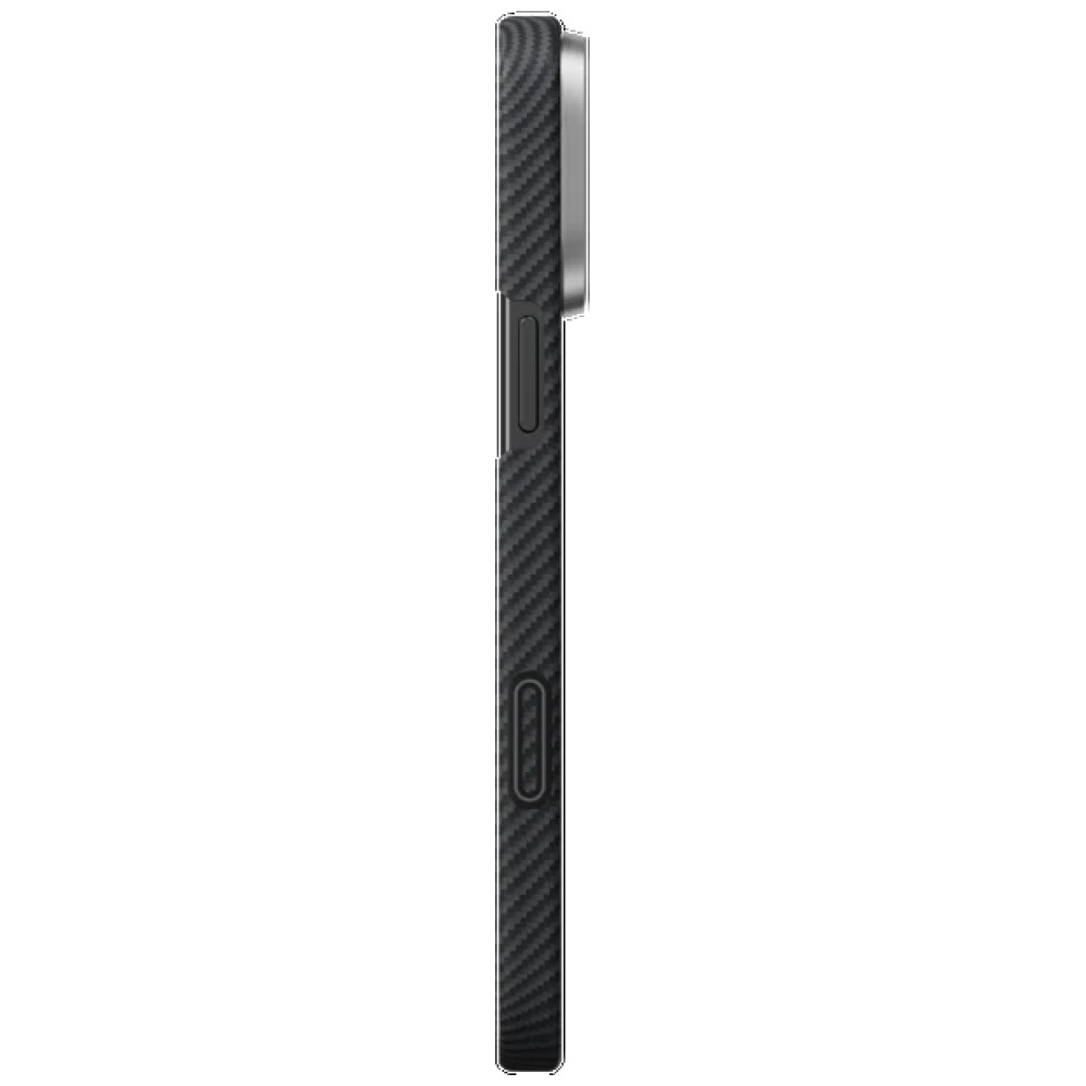 Dėklas PITAKA Ultra-Slim PitaTap MagSafe skirtas Apple iPhone 16 Pro juoda pilka aprašymas - Prekės nuotrauka