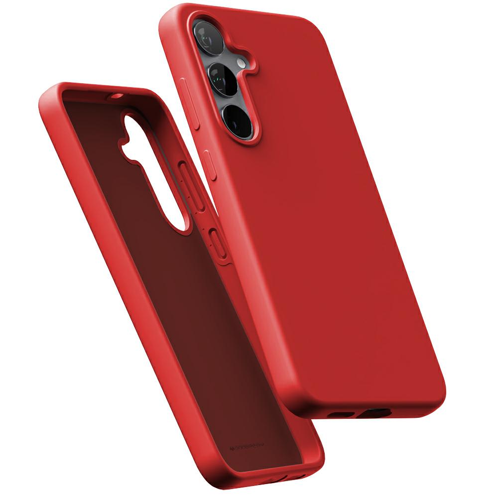 Mercury Dėklas Pure MagSafe Silicone Samsung Galaxy S25 Plus red aprašymas - Prekės nuotrauka
