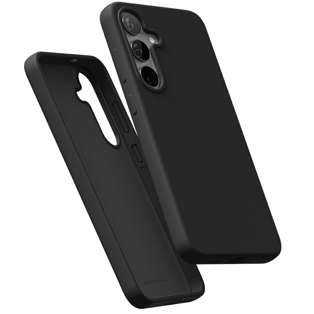 Mercury Dėklas Pure MagSafe Silicone Samsung Galaxy S25 Plus juodos spalvos aprašymas - Prekės nuotrauka