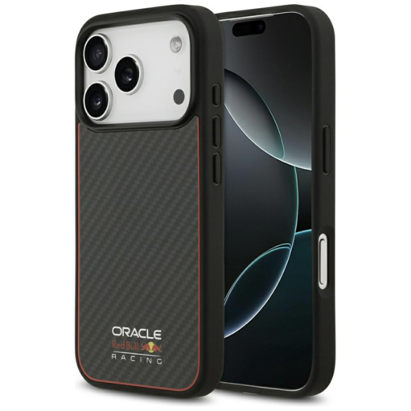 Red Bull Raudona Bull Dėklas Raudona Bull Kevlar Logo Matt MagSafe Apple iPhone 17 Pro juodos spalvos aprašymas - Prekės nuotrauka Red Bull Raudona Bull Dėklas Raudona Bull Kevlar Logo Matt MagSafe Apple iPhone 17 Pro juodos spalvos aprašymas - Prekės nuotrauka