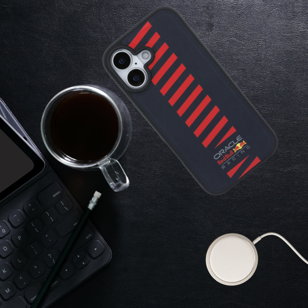 Red Bull Raudona Bull Dėklas Raudona Bull Meshed Powerbar MagSafe Apple iPhone 17 Pro Max navy aprašymas - Prekės nuotrauka