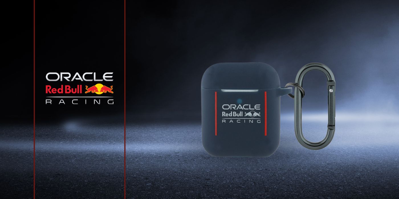 Red Bull Raudona Bull Dėklas Raudona Bull Silicone Logo & Lines skirtas AirPods 1 / 2 navy mėlynas aprašymas - Prekės nuotrauka