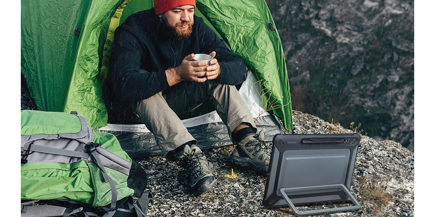 112803 Dėklas Samsung EF-RX610CBEGWW Tab S9 FE+ juodos spalvos Outdoor Cover aprašymas - Prekės nuotrauka 112803 Dėklas Samsung EF-RX610CBEGWW Tab S9 FE+ juodos spalvos Outdoor Cover aprašymas - Prekės nuotrauka