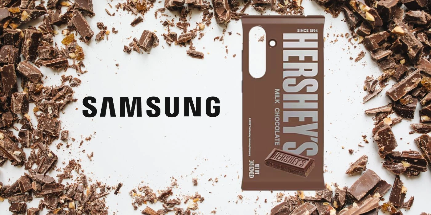 Dėklas Samsung Hershey`s Milk Chocolate Snack skirtas Galaxy S25 rudos spalvos aprašymas - Prekės nuotrauka