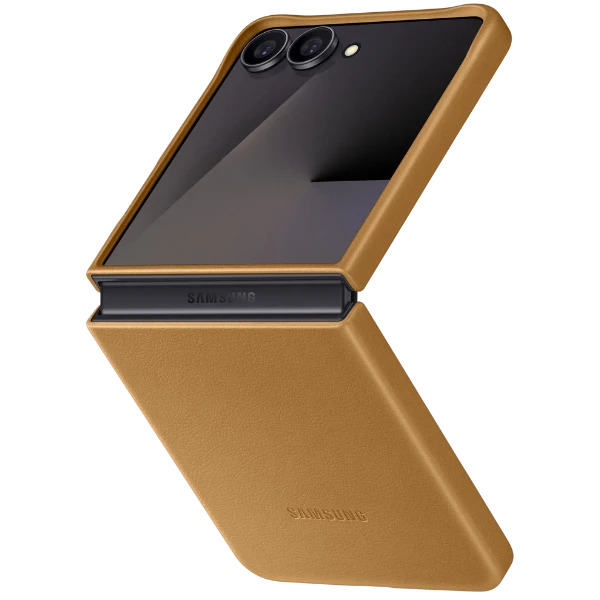 VF766PAEGWW „Kindsuit“ dėklas „Samsung Galaxy Flip7“, kupranugario spalvos aprašymas - Prekės nuotrauka VF766PAEGWW „Kindsuit“ dėklas „Samsung Galaxy Flip7“, kupranugario spalvos aprašymas - Prekės nuotrauka