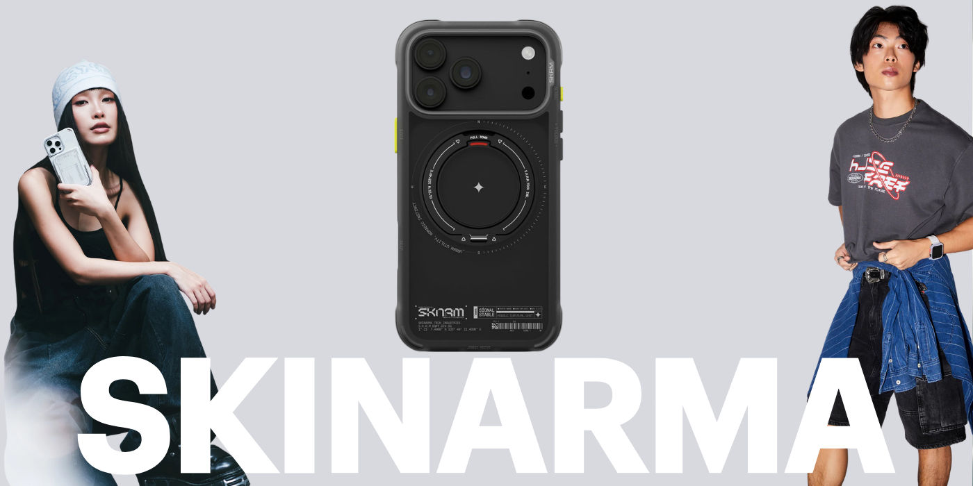 Dėklas Skinarma Atlas MagSafe + besisukantis stovas, skirtas iPhone 18 Pro Max / 17 Pro Max, juodas aprašymas - Prekės nuotrauka