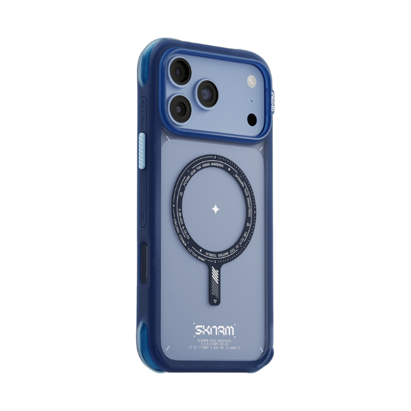 Dėklas Skinarma Avion MagSafe, skirtas iPhone 18 Pro Max / 17 Pro Max, mėlynas aprašymas - Prekės nuotrauka