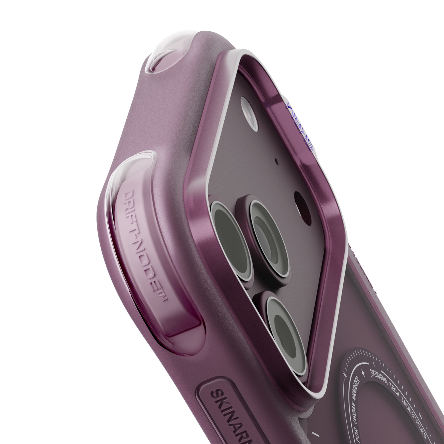 Dėklas Skinarma Avion MagSafe, skirtas iPhone 18 Pro Max / 17 Pro Max, bordo spalvos aprašymas - Prekės nuotrauka