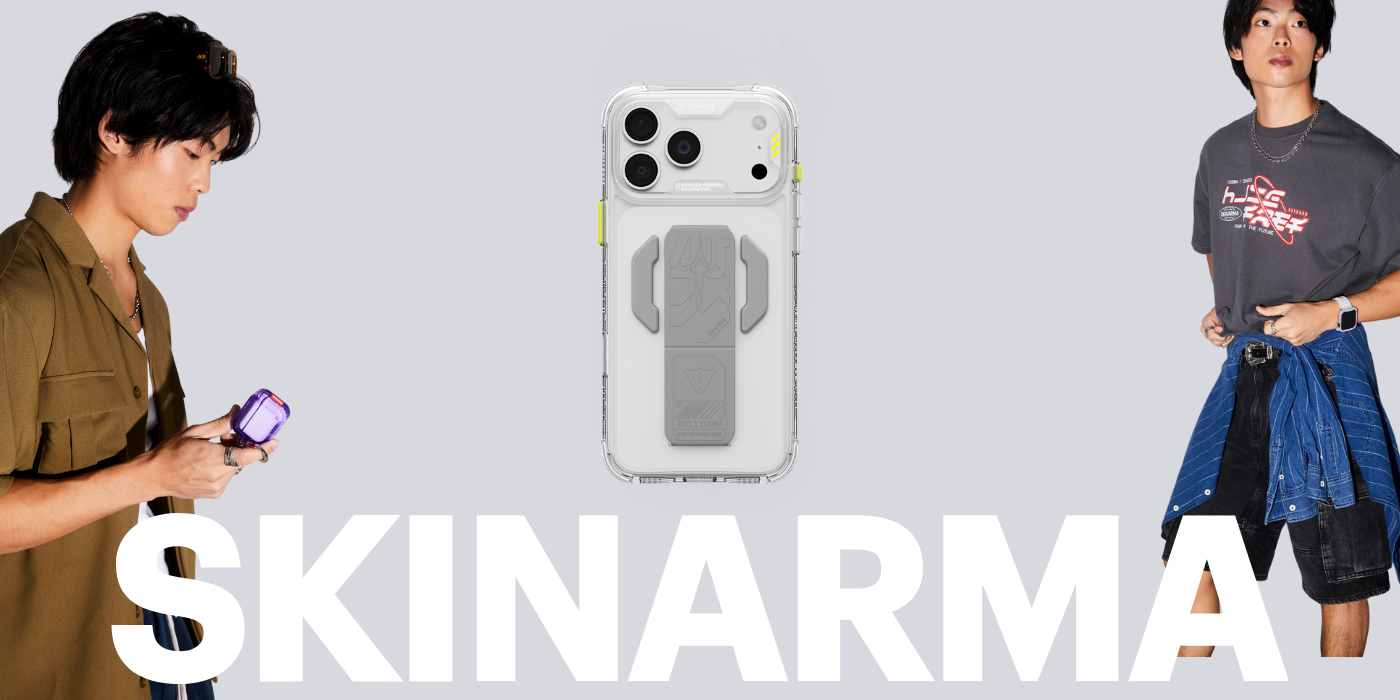 Dėklas Skinarma Helio CE Grip Stand, skirtas iPhone 18 Pro / 17 Pro, skaidrus aprašymas - Prekės nuotrauka