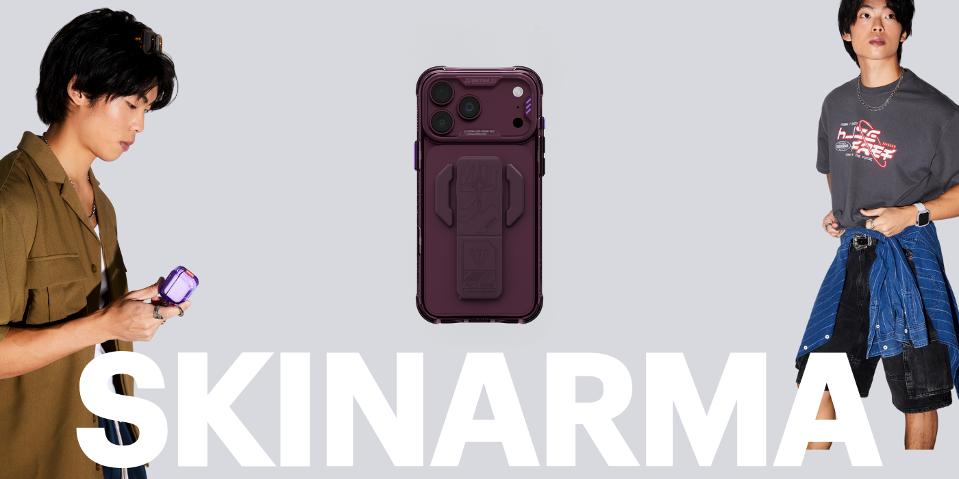 Dėklas Skinarma Helio CE Grip Stand, skirtas iPhone 18 Pro Max / 17 Pro Max, bordo spalvos aprašymas - Prekės nuotrauka