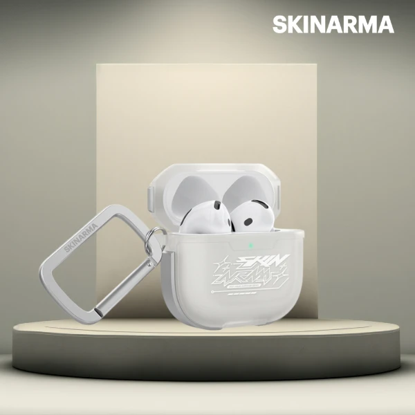 Dėklas Skinarma Kinzoku skirtas AirPods 4 frost aprašymas - Prekės nuotrauka