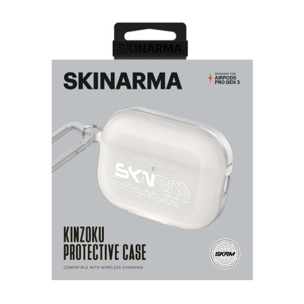 Dėklas Skinarma Kinzoku skirtas AirPods Pro 3 frost aprašymas - Prekės nuotrauka Dėklas Skinarma Kinzoku skirtas AirPods Pro 3 frost aprašymas - Prekės nuotrauka