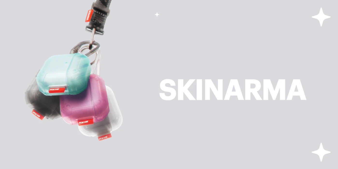 Dėklas Skinarma Mecha CE skirtas AirPods 4 juodos spalvos aprašymas - Prekės nuotrauka Dėklas Skinarma Mecha CE skirtas AirPods 4 juodos spalvos aprašymas - Prekės nuotrauka