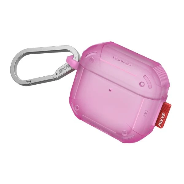 Dėklas Skinarma Mecha CE skirtas AirPods 4 fuchsia aprašymas - Prekės nuotrauka Dėklas Skinarma Mecha CE skirtas AirPods 4 fuchsia aprašymas - Prekės nuotrauka