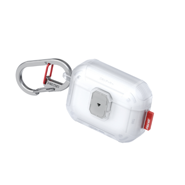 Dėklas Skinarma Mecha LE skirtas AirPods Pro 3 transparent aprašymas - Prekės nuotrauka