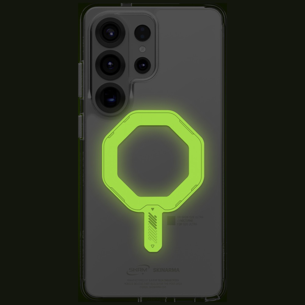 Dėklas Skinarma Saido Mag-Charge Samsung Galaxy S26 Ultra niteglow aprašymas - Prekės nuotrauka