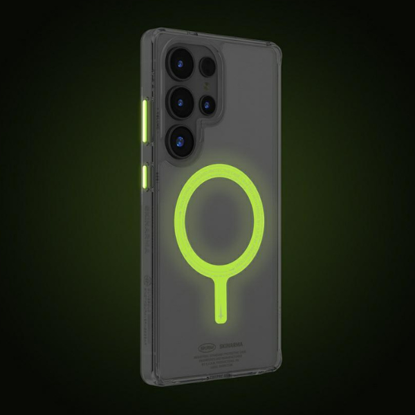 Dėklas Skinarma Saido MagSafe Samsung Galaxy S25 Ultra niteglow aprašymas - Prekės nuotrauka