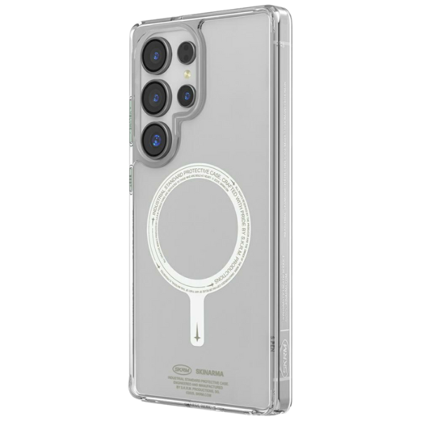 Dėklas Skinarma Saido MagSafe Samsung Galaxy S25 Ultra niteglow aprašymas - Prekės nuotrauka