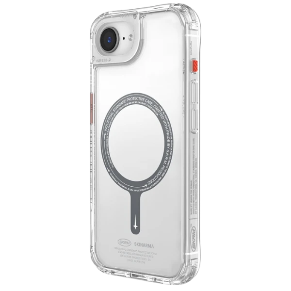 Dėklas Skinarma Saido MagSafe skirtas Apple iPhone 16e skaidrus aprašymas - Prekės nuotrauka Dėklas Skinarma Saido MagSafe skirtas Apple iPhone 16e skaidrus aprašymas - Prekės nuotrauka