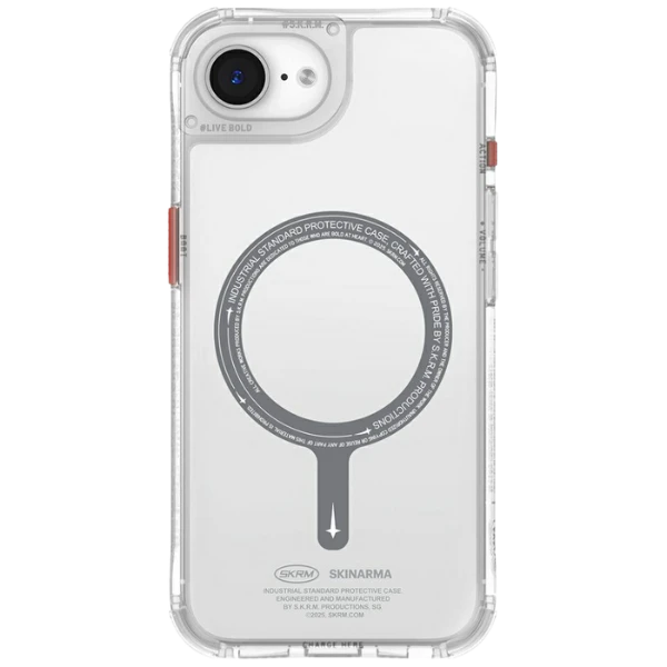 Dėklas Skinarma Saido MagSafe skirtas Apple iPhone 16e skaidrus aprašymas - Prekės nuotrauka Dėklas Skinarma Saido MagSafe skirtas Apple iPhone 16e skaidrus aprašymas - Prekės nuotrauka