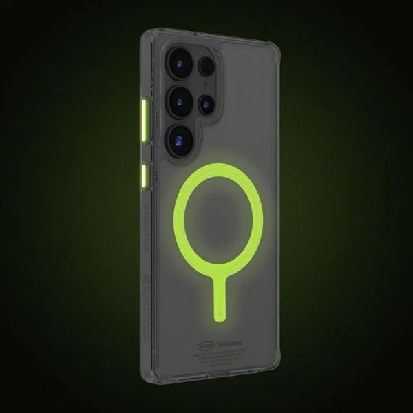 Dėklas Skinarma Saido MagSafe skirtas Samsung Galaxy S25 Ultra niteglow aprašymas - Prekės nuotrauka Dėklas Skinarma Saido MagSafe skirtas Samsung Galaxy S25 Ultra niteglow aprašymas - Prekės nuotrauka