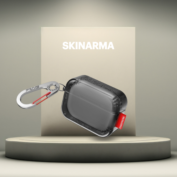 Dėklas Skinarma Saido skirtas AirPods Pro 2 juodos spalvos aprašymas - Prekės nuotrauka Dėklas Skinarma Saido skirtas AirPods Pro 2 juodos spalvos aprašymas - Prekės nuotrauka