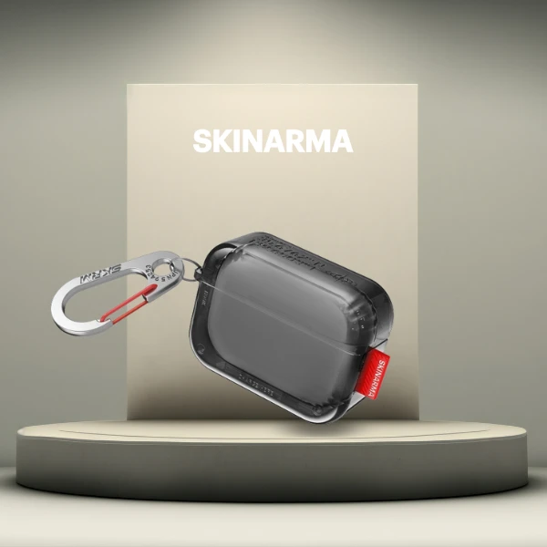 Dėklas Skinarma Saido to AirPods Pro 2 juodos spalvos aprašymas - Prekės nuotrauka Dėklas Skinarma Saido to AirPods Pro 2 juodos spalvos aprašymas - Prekės nuotrauka