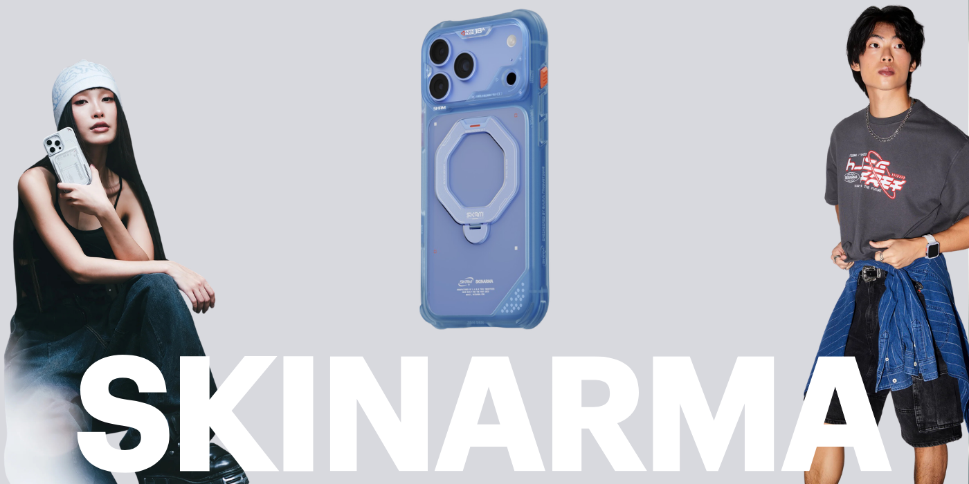 Dėklas Skinarma Saturn MagSafe + besisukantis stovas, skirtas iPhone 18 Pro Max / 17 Pro Max, mėlynas aprašymas - Prekės nuotrauka