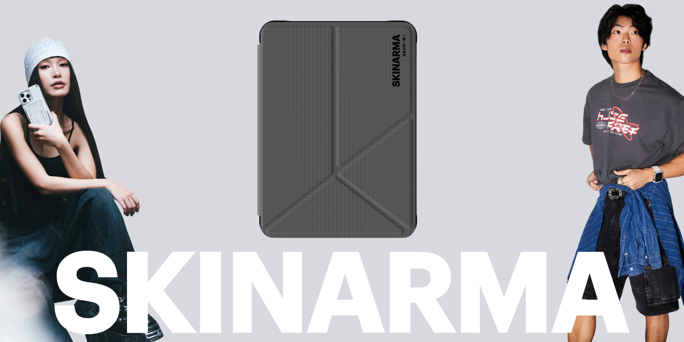 Skinarma Trax do Kindle 11 (gen. 6) pilka aprašymas - Prekės nuotrauka
