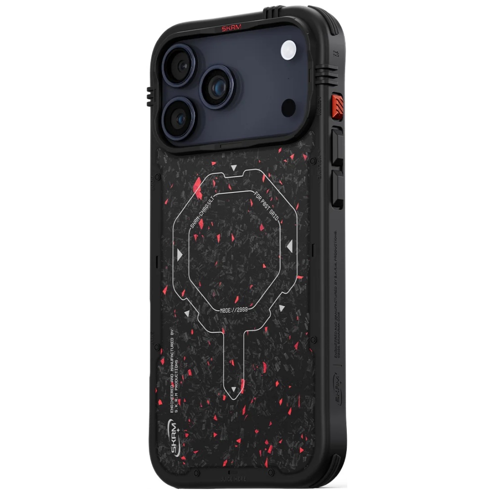 Dėklas „Skinarma Vektor MagSafe iPhone 17 Pro Max“ onyx aprašymas - Prekės nuotrauka