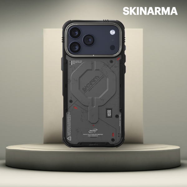 Dėklas Skinarma Vigor MagSafe Apple iPhone 17 Pro Max graphite aprašymas - Prekės nuotrauka