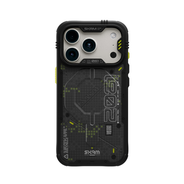 Dėklas Skinarma Vigor XE MagSafe, skirtas iPhone 18 Pro / 17 Pro, pilkas aprašymas - Prekės nuotrauka