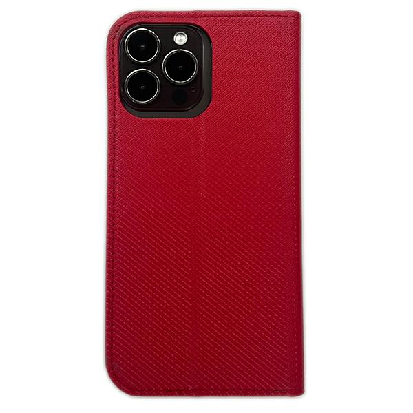 Apple Dėklas Smart Magnet knygutės tipo iPhone 15 6.1″ raudonos spalvos aprašymas - Prekės nuotrauka