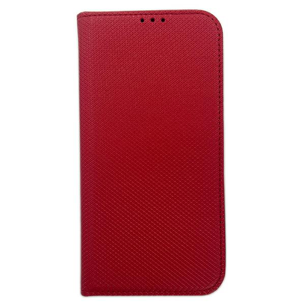 Dėklas Smart Magnet knygutės tipo TECNO Spark 20Pro raudonos spalvos aprašymas - Prekės nuotrauka