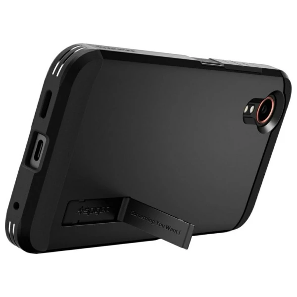Dėklas Spigen Tough Armor skirtas Samsung Galaxy XCover 7 Pro juodos spalvos aprašymas - Prekės nuotrauka Dėklas Spigen Tough Armor skirtas Samsung Galaxy XCover 7 Pro juodos spalvos aprašymas - Prekės nuotrauka
