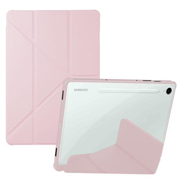 Dėklas Stand Samsung Galaxy Tab S10 Ultra rožinės spalvos aprašymas - Prekės nuotrauka Dėklas Stand Samsung Galaxy Tab S10 Ultra rožinės spalvos aprašymas - Prekės nuotrauka