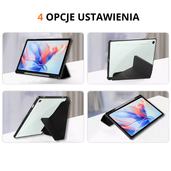 Dėklas Stand Samsung Galaxy Tab S10 Ultra žalios spalvos aprašymas - Prekės nuotrauka Dėklas Stand Samsung Galaxy Tab S10 Ultra žalios spalvos aprašymas - Prekės nuotrauka