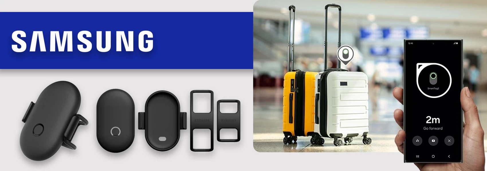 Dėklas Samsung FPT560AMCBW Case with Strap for SmartTag2 (pet belt clip), Juodas (Juodas) aprašymas - Prekės nuotrauka