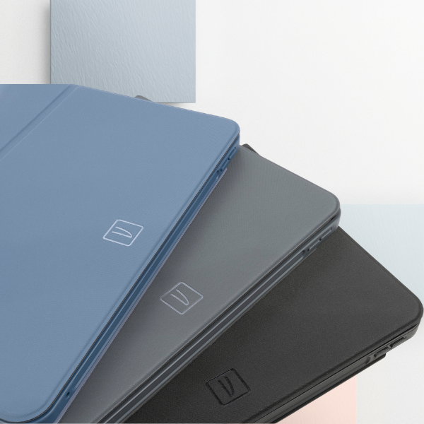 Dėklas Tucano Up Plus, skirtas iPad Air 11″ M2 2024 / M3 2025 / M4 2026 / iPad Air 10.9″ (2022/2020), pilkos spalvos aprašymas - Prekės nuotrauka