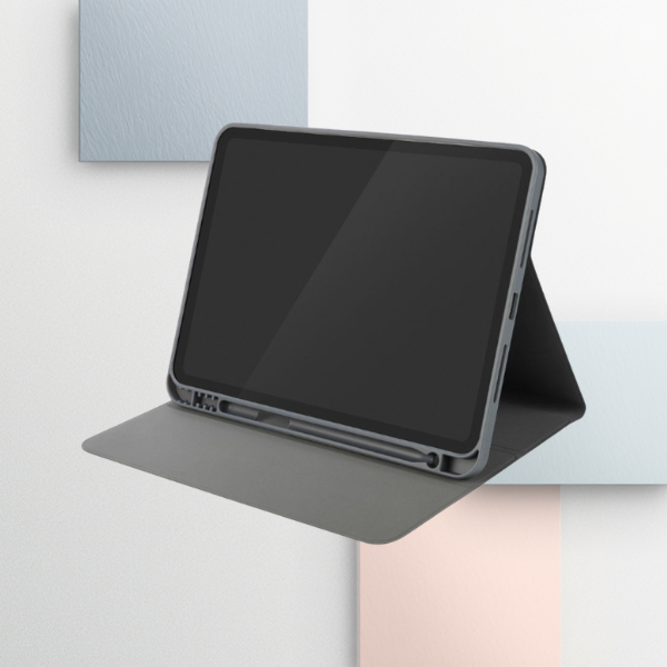 Dėklas Tucano Up Plus, skirtas iPad Air 11″ M2 2024 / M3 2025 / M4 2026 / iPad Air 10.9″ (2022/2020), pilkos spalvos aprašymas - Prekės nuotrauka