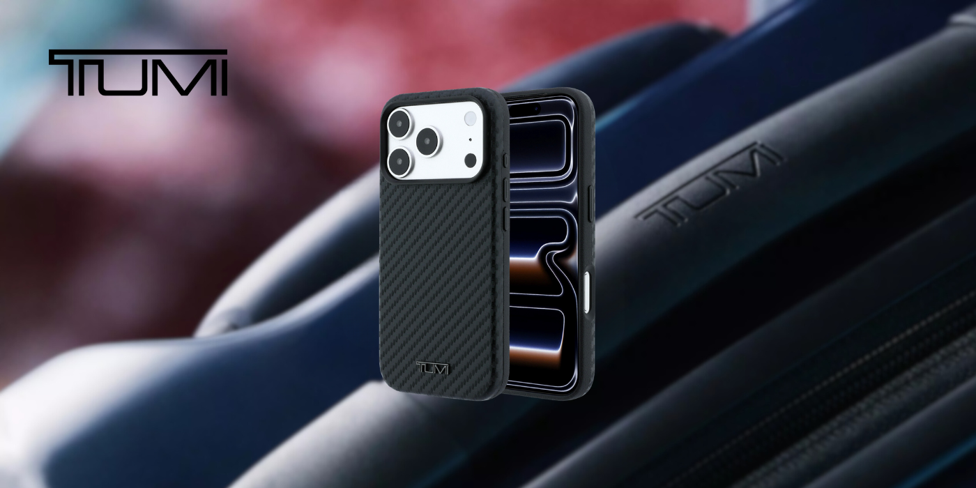 Dėklas Tumi Carbon MagSafe, skirtas iPhone 18 Pro / 17 Pro, juodas aprašymas - Prekės nuotrauka