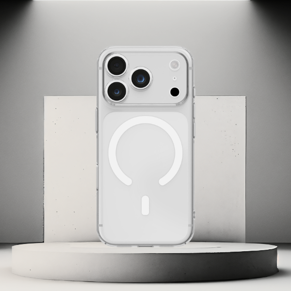 Dėklas UNIQ Airsuit, skirtas iPhone 18 Pro / 17 Pro, su Maglick įkrovimu, skaidrus aprašymas - Prekės nuotrauka
